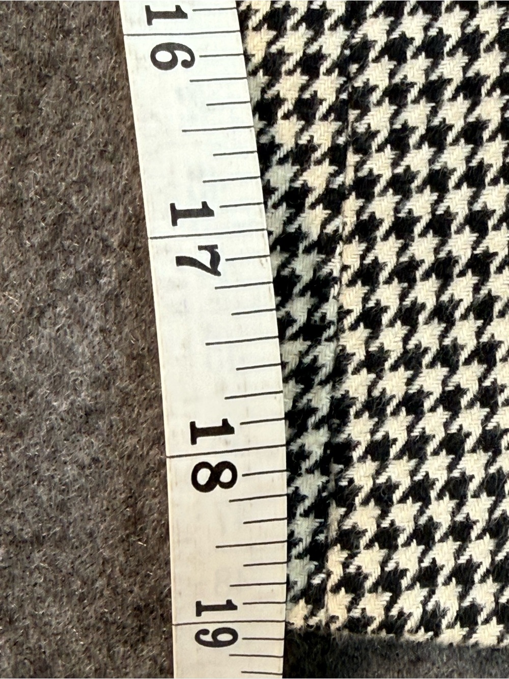 Banana Republic Houndstooth Blazer Gold Crest Buttons Academia Size 6 - Picture 11 of 13
